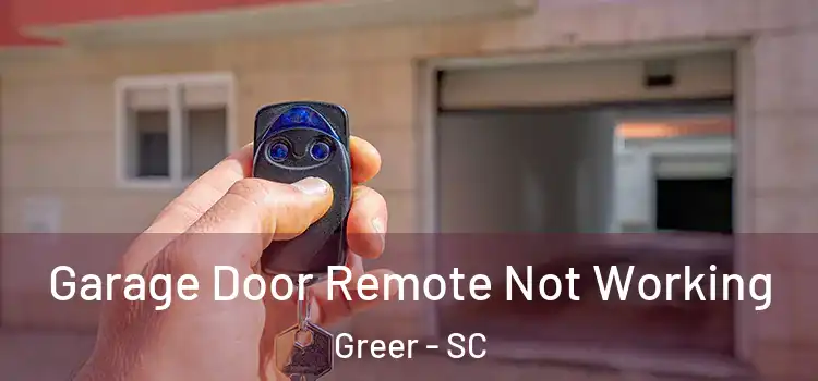  Garage Door Remote Not Working Greer - SC
